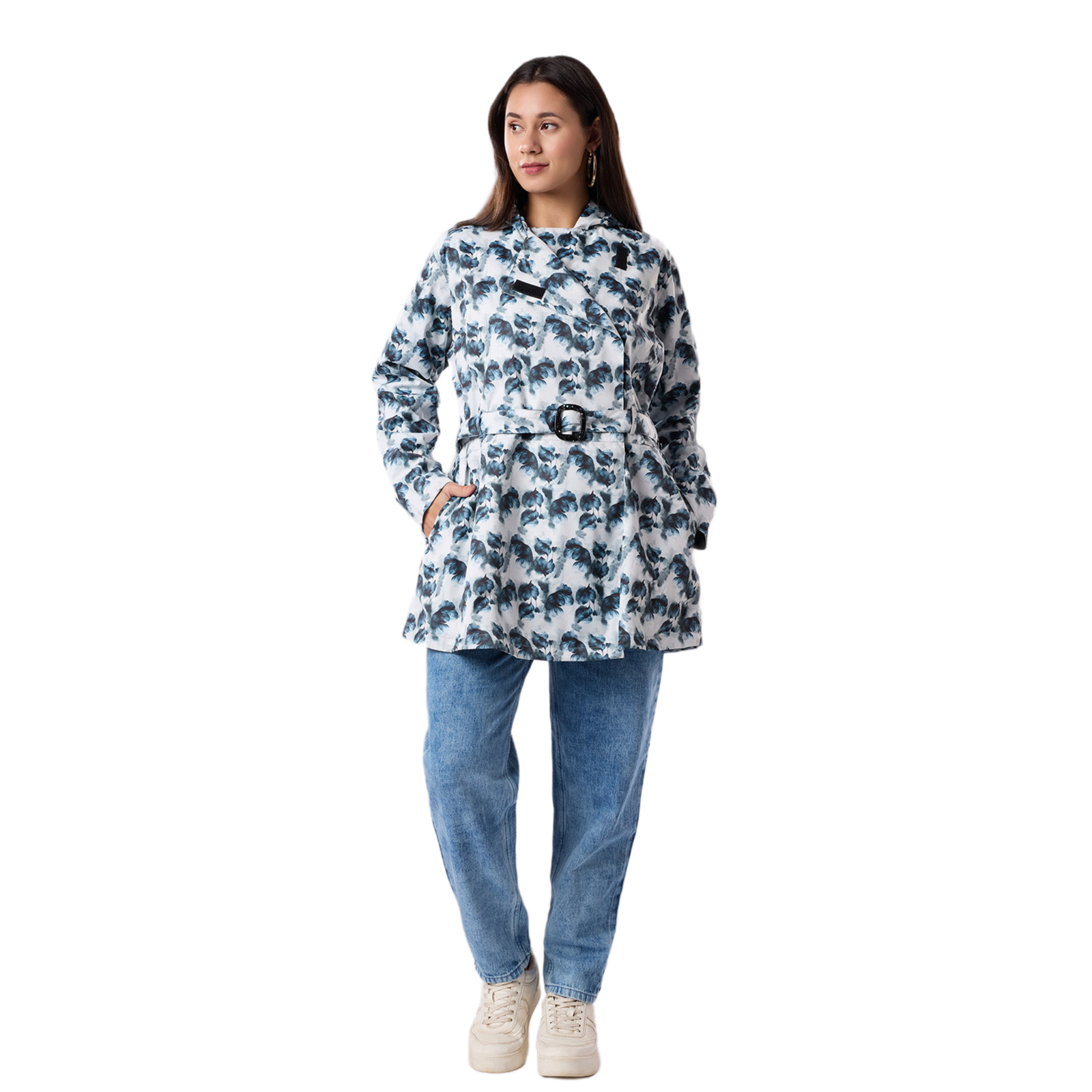 WOMEN'S KNEE LENGTH RAINCOAT